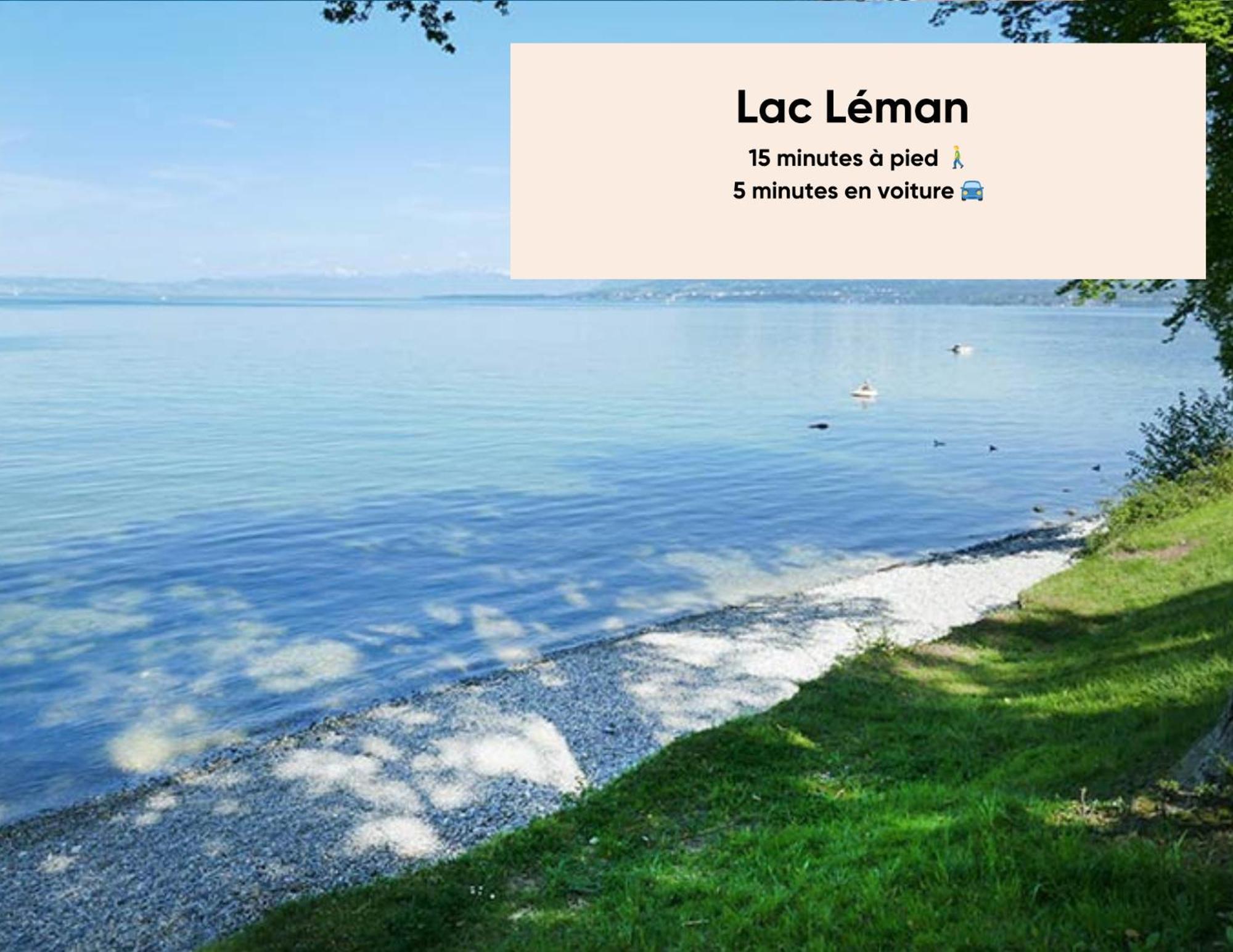 Cosy Et Moderne - Lac Leman Thonon-les-Bains Exteriér fotografie