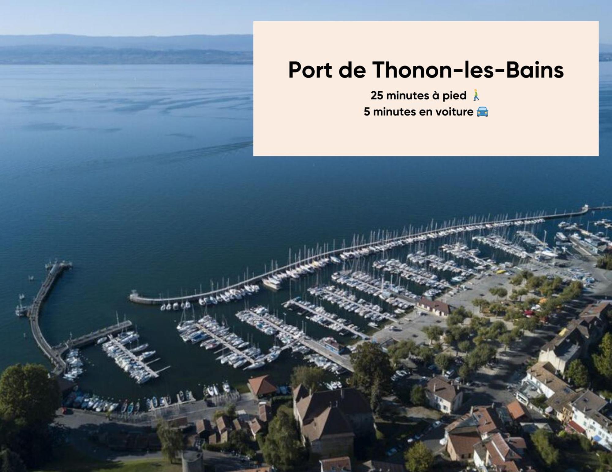 Cosy Et Moderne - Lac Leman Thonon-les-Bains Exteriér fotografie